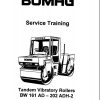 Bomag Machinery BW161AD 2 Service training Instructions For Repair