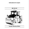Bomag Machinery BW180AD Instructions For Repair