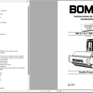 Bomag Machinery BW211PD 3 Service And Maintenance Instruction ES