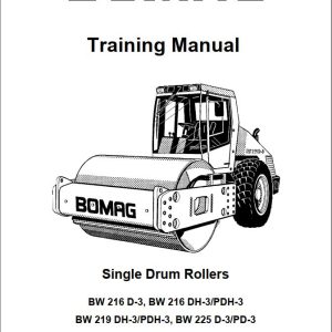 Bomag Machinery BW216D 3 Service Training Instruction For Repair