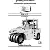 Bomag Machinery BW24R Electrical Schematic Operating Instructions EN DE