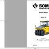 Bomag Machinery BW28RH Electric Training Service Manual Operating And Maintenance Instructions