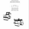Bomag Machinery BW75AD Instructions Repair EN DE FR ES