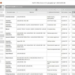 CLAAS WebTIC Offline EN 04.2023 Operator Manual Repair Manual Service Documentation 3