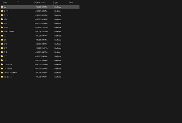 Caterpillar 1.21GB Colection Engine Flash Files 1 2