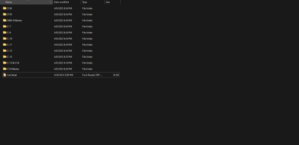 Caterpillar 1.21GB Colection Engine Flash Files 4 1