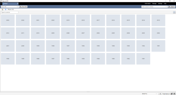 Chrysler Fiat FCA EPC5 International 01.2023 Spare Parts Catalogue 3