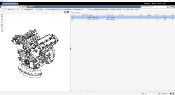 Chrysler Fiat FCA EPC5 International 01.2023 Spare Parts Catalogue 8