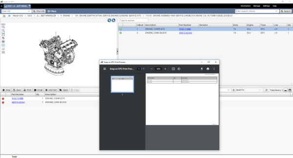 Chrysler Fiat FCA EPC5 International 01.2023 Spare Parts Catalogue 9