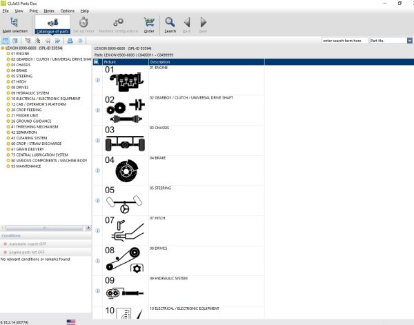 Claas Parts Doc 2.2 04.2023 Agricultural Updated 774 EPC Spare Parts Catalog 2