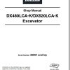 Doosan Excavator DX480LCA K DX520LCA K Shop Manual