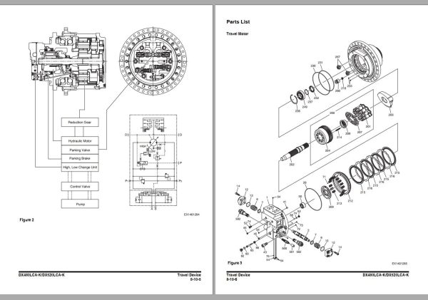 Doosan Excavator DX480LCA K DX520LCA K Shop Manual 1