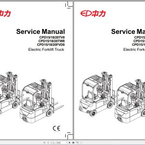 EP Forklift 12GB PDF Part Manual Service Manuals Operator Manual 2019 DVD 11