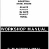 Isuzu Engine 4JJ1 Tier3 Operating Instruction Workshop Manual