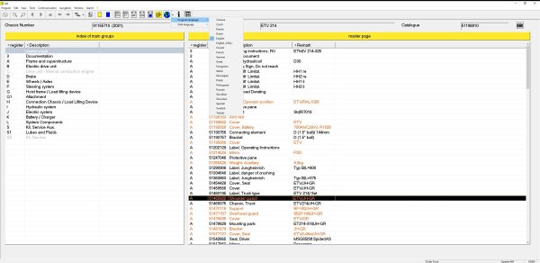 JUNGHEINRICH JETI ForkLift ET v4.37 Updated 494 05.2023 Spare Parts Catalog 6