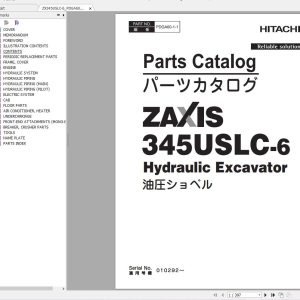 John Deere Hitachi Excavator Collection Service Library John Deere Excavator Hitachi Excavator Construction Technical Manual Part Catalog Circuit Diagram 6