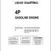 Komatsu Forklift 4P 5K Gasoline Engine Shop Manual