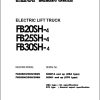 Komatsu Forklift FB20SH 4 FB25SH 4 FB30SH 4 Shop Manual SM015