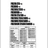 Komatsu Forklift FG20 11 to FG30SG 11 FD20 11 to FD30SV 11 Shop Manual