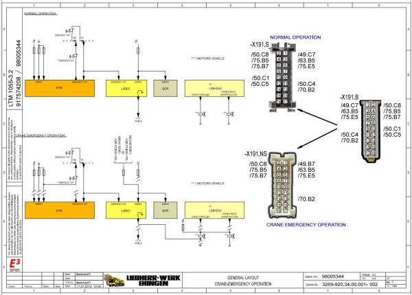 Liebherr LTM 1055 3.2 Z85275 Operating Electrical Schematic Hydraulic Manual 4
