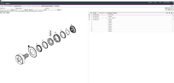MAN MANTIS Spare Parts List Tool EPC V704 04.2023
