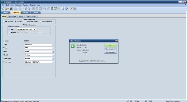 Mitchell UltraMate Estimating 03.2023 v7.1.242 Service Infomation Parts Catalog 1