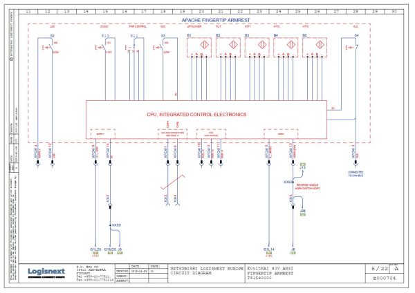 Mitsubishi Forklift FB25ACN to FB35AN Circuit Diagram Service Manual 2