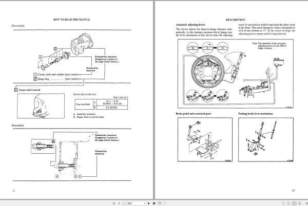 Mitsubishi Forklift FBC20 FBC25 Service Manual
