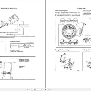 Mitsubishi Forklift FBC25OBC Service Manual