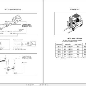 Mitsubishi Forklift FD25 Service Manual