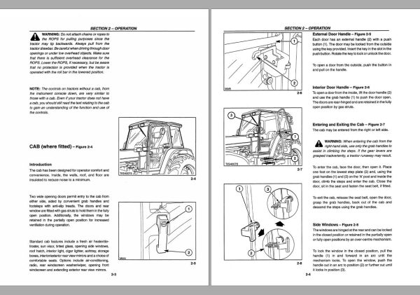 New Holland Tractor 5640 to 8340 Operator Manual 1