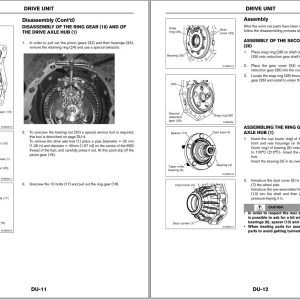 Nissan Forklift 1S1 Scx Service Manual Sm1S1 Maint 2010 1