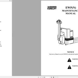 Nissan Forklift Ewp N Maintenance Manual