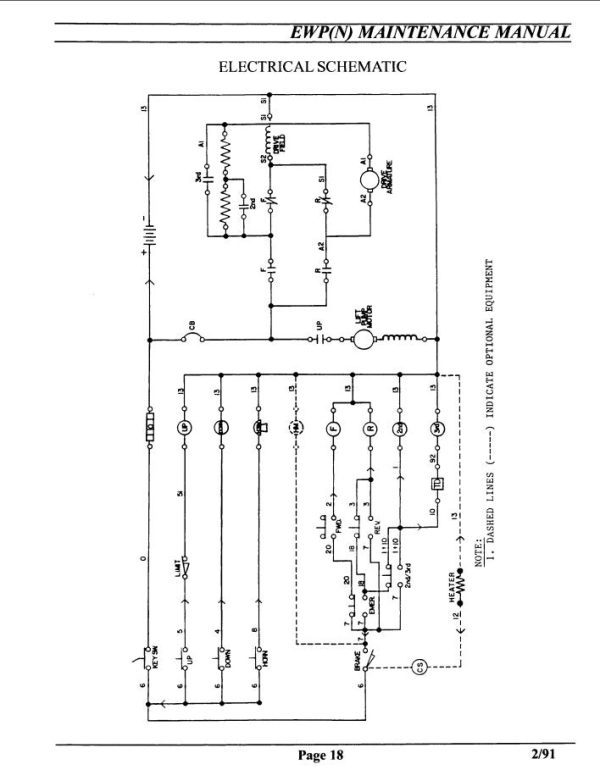 Nissan Forklift EWP N Maintenance Manual 1