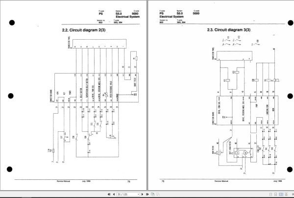 Nissan Forklift EWS N 2025 Service Manual 1998 1