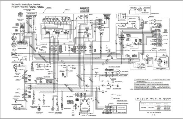Nissan Forklift F04B Service Manual SM2EM F04G0 2004 1