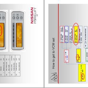 Nissan Forklift Meter Panel 1F1 1F2 Information Manual SB2007271 Nissan Forklift Meter Panel 1F1 1F2 Information Manual Sb2007271 1