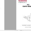 Nissan Forklift PLL Parts Manual 2010