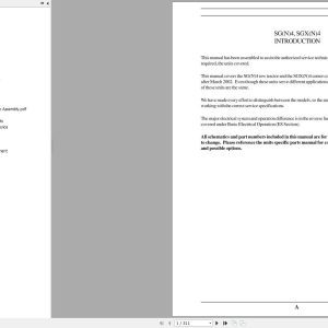 Nissan Forklift SGN4 SGXN4 Introduction Manual