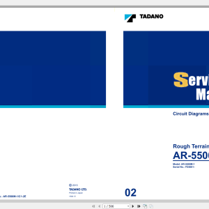 Tadano All Terrain Crane AR 5500M 1 Service Manuals 1