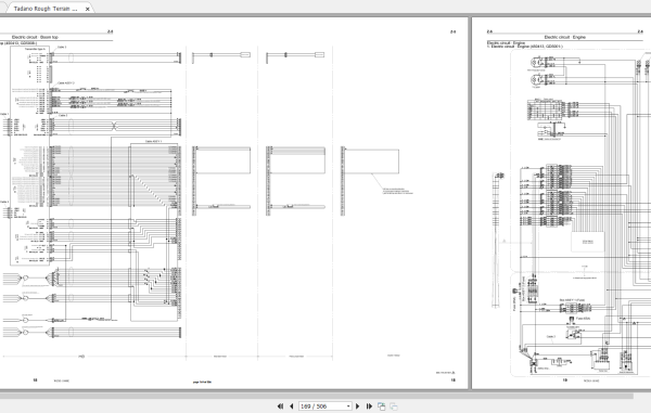 Tadano Rough Terrain Crane AR 5500M 1 FD5001 Circuit Diagram and Data Service Manual 2
