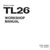 Takeuchi Compact Loader TL26 Operators Parts Workshop Manual