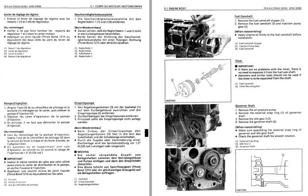 Takeuchi Excavator TB020 Workshop Operators Parts Manual 2