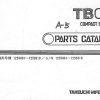 Takeuchi Excavator TB025 TB030 TB035 Parts Workshop Operators Manual FR EN 2