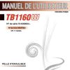 Takeuchi Excavator TB1160W Parts Workshop Operators Manual FR EN