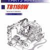 Takeuchi Excavator TB1160W Parts Workshop Operators Manual FR EN 2