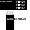 Takeuchi Excavator TB125 TB135 TB145 Operators Parts Workshop Manual EN ES