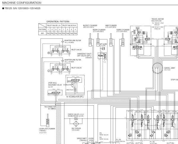 Takeuchi Excavator TB125 TB135 TB145 Parts Workshop Operators Manual FR EN 3