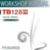 Takeuchi Excavator TB128FR Workshop Parts Operators Manual IT EN