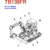 Takeuchi Excavator TB138FR TB153FR TB180FR Parts Workshop Operators Manual DE EN 1